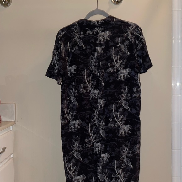 ALLSAINTS SHIRT DRESS *BRAND NEW NEVER WORN* 🖤🤍🖤🤍 - Picture 5 of 5